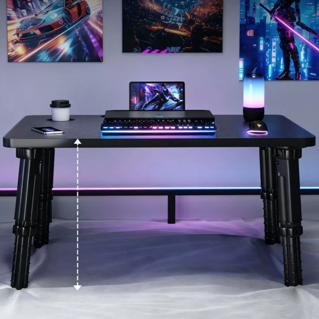 Carbon Fiber Height Adjustable Multipurpose Laptop Study Table