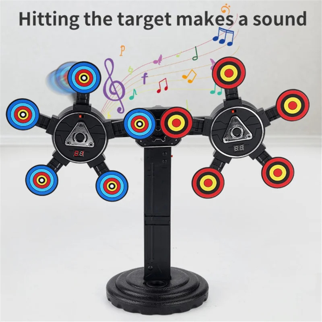 360° Electric Rotating Shooting Target with Electronic Scoring & Auto Reset