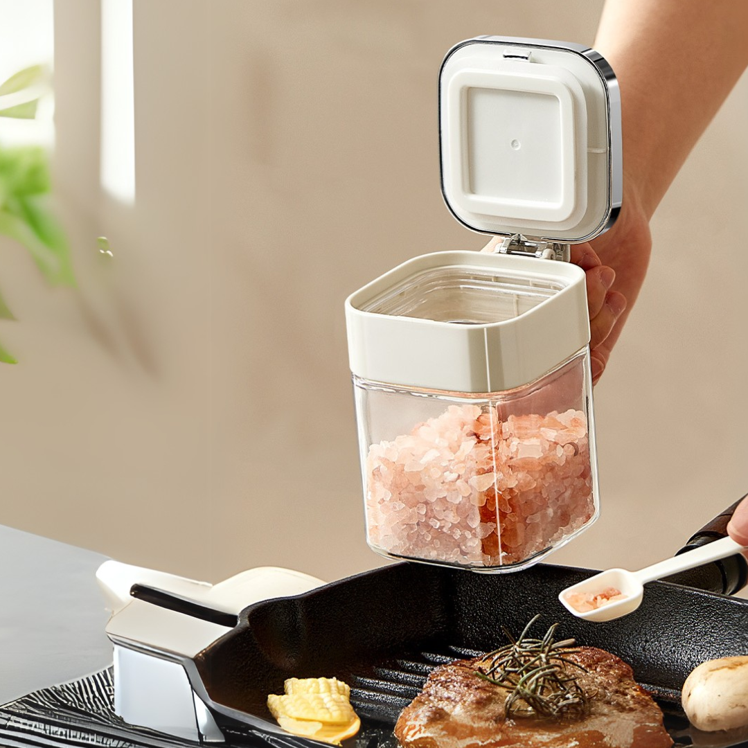 Air Tight Kitchen Seasoning Storage Jar With Capacity (380ml)