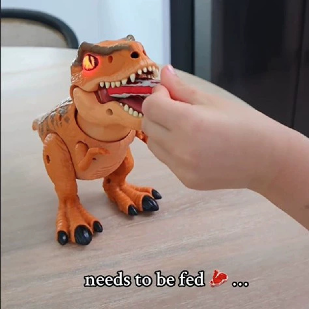 HOMERO Interactive Hatch Train Play 100+ Sounds Jurassic Dinosaur Toy