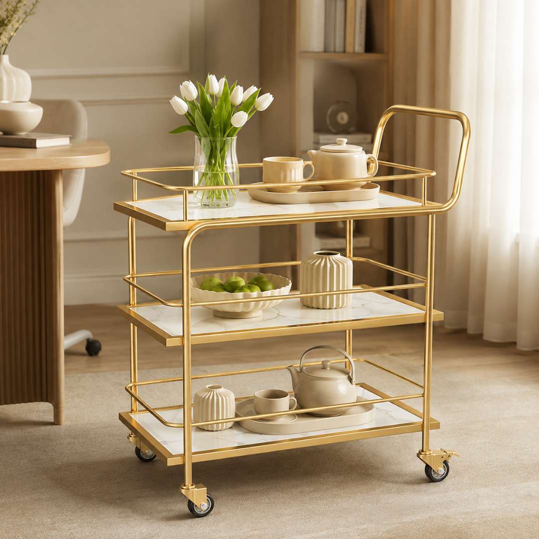 3 Tier Multipurpose Rolling Storage Cart