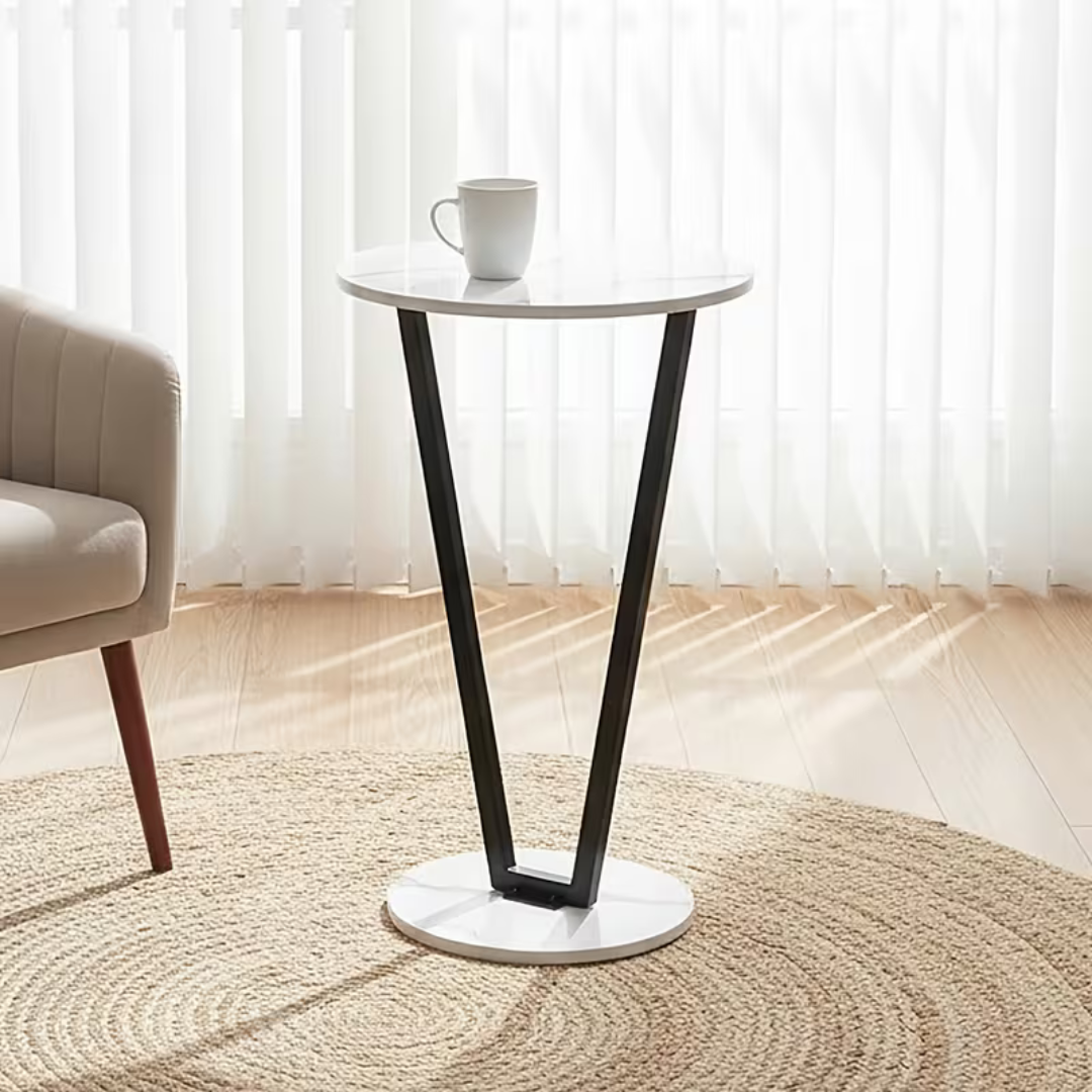 Modern C Shaped Multipurpose Utility Side Table