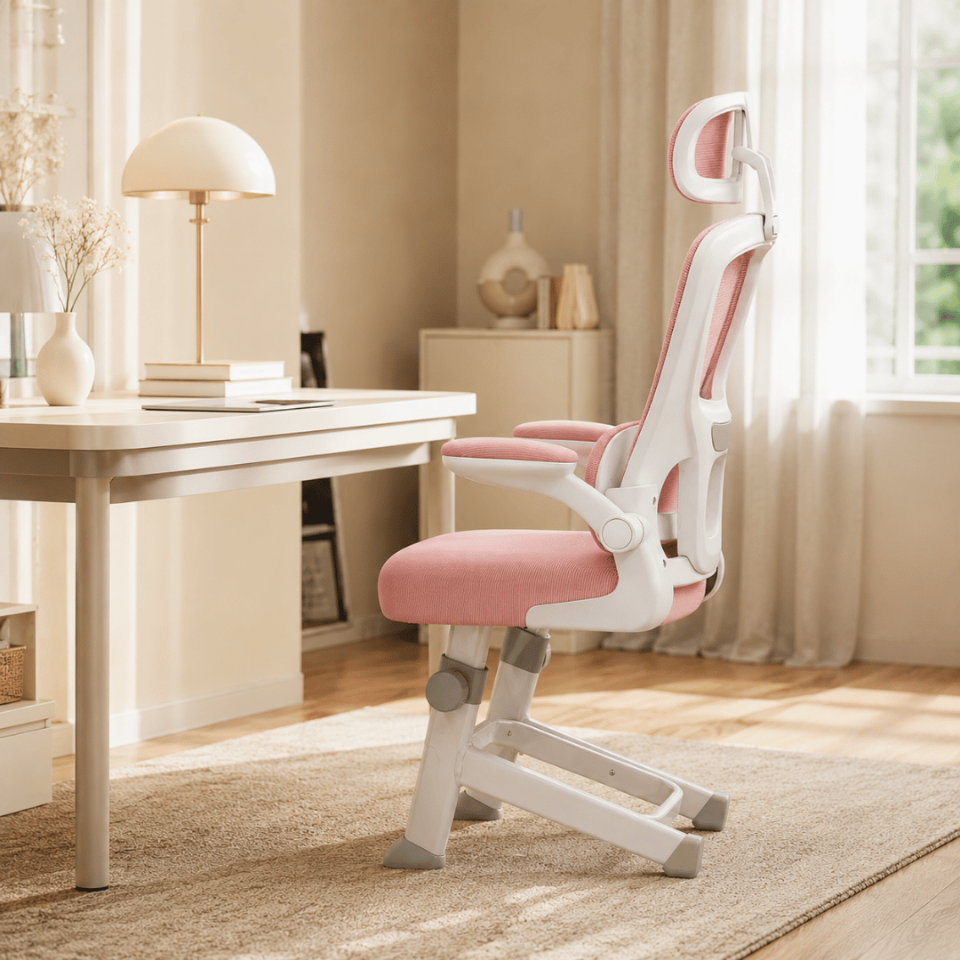 Modern Ergonomic Home Office Chair With Breathable Mesh Adjustable Armrests Headrest and Lumbar Support