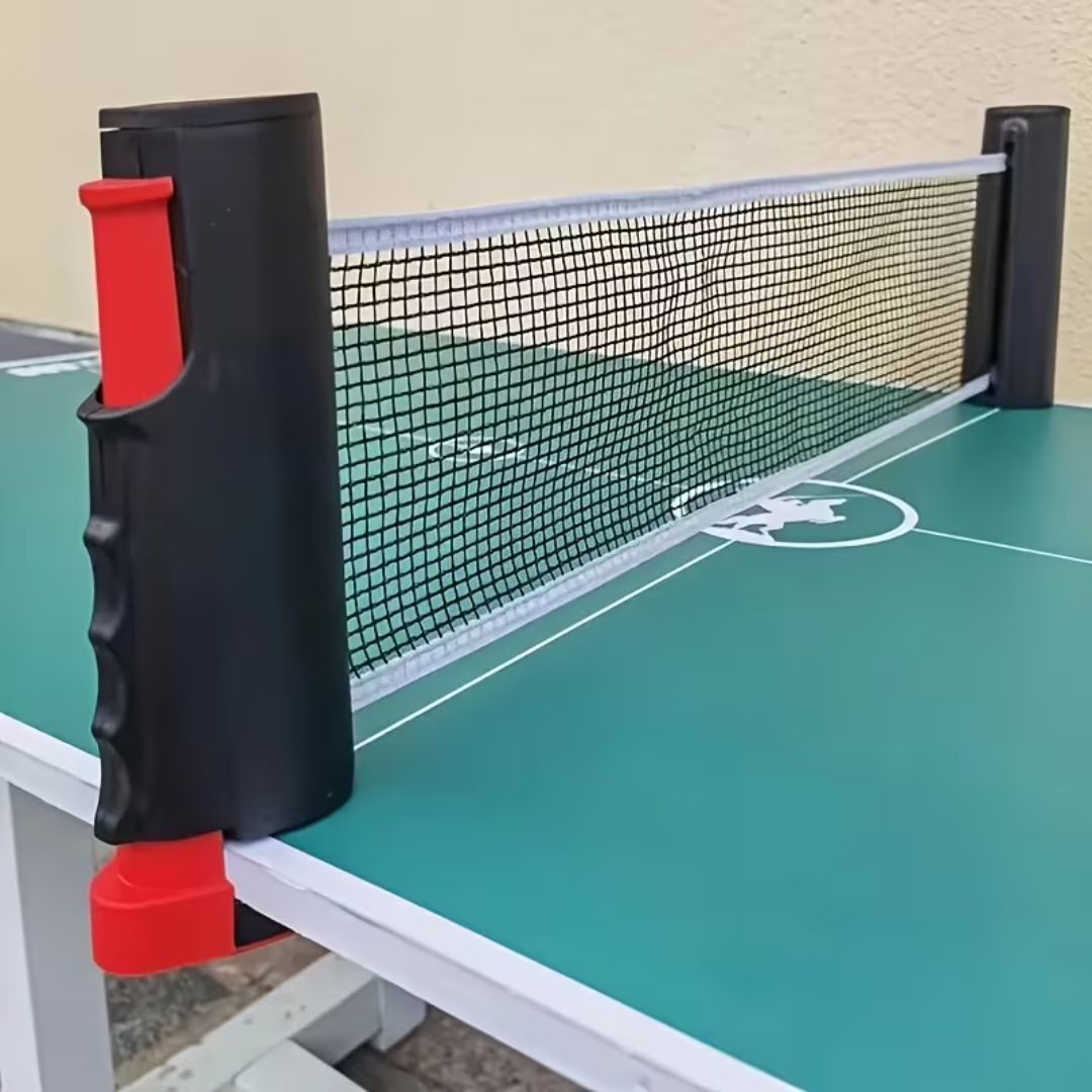 Portable Retractable Table Tennis Net Set with Paddles