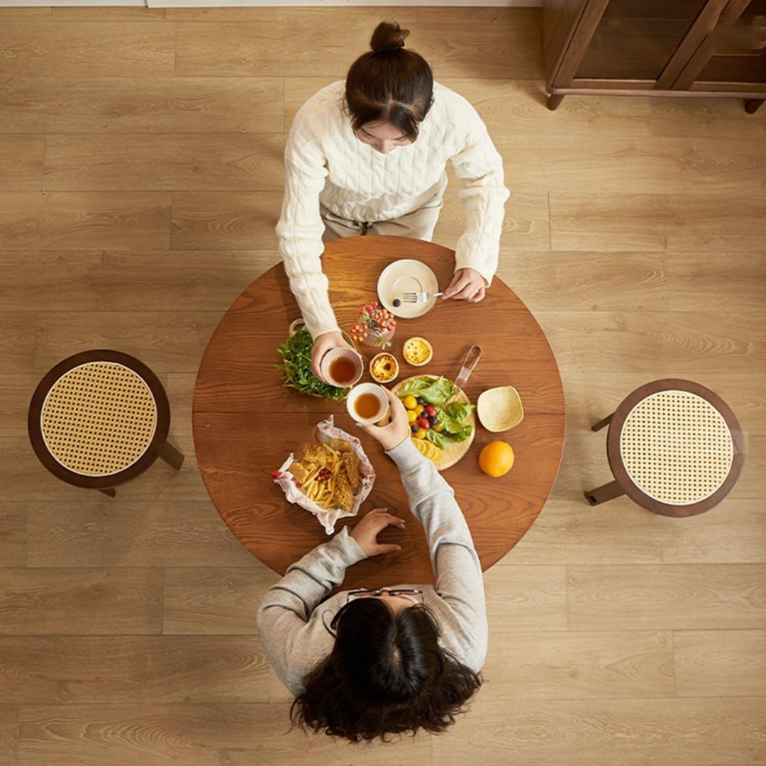 HOMERO Premium 4-in-1 Vintage Stackable Modular Wooden Stool