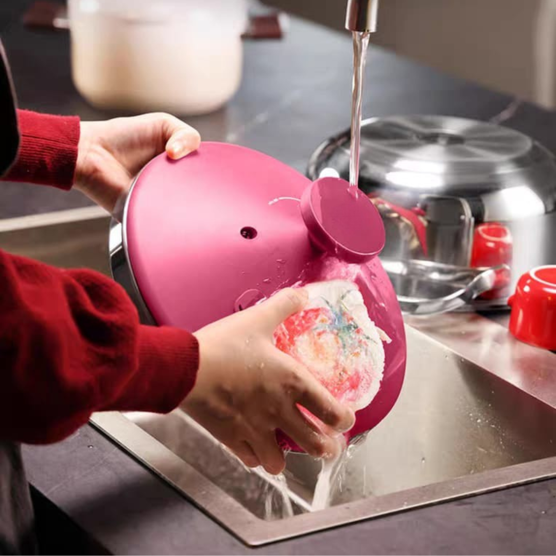 Multi-Purpose Stainless Steel Pressure Cooker with 360° Smart Rotating Lid