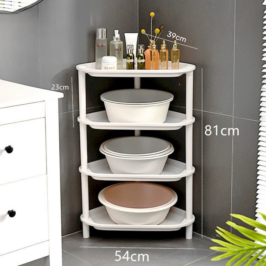 Heavy Duty Corner Bathroom Storage Rack