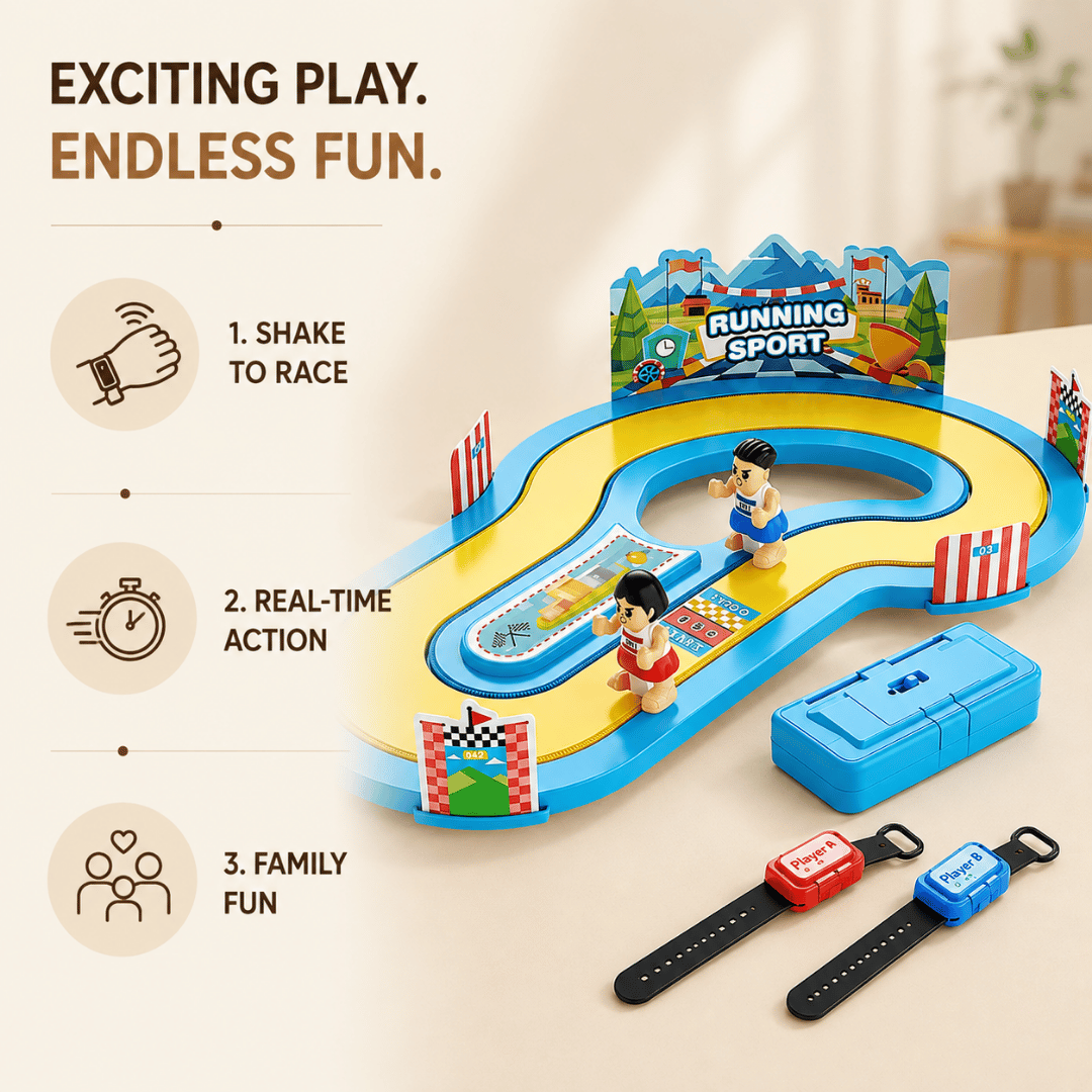 Wireless Motion Sensor Interactive Racing Game Toy Set
