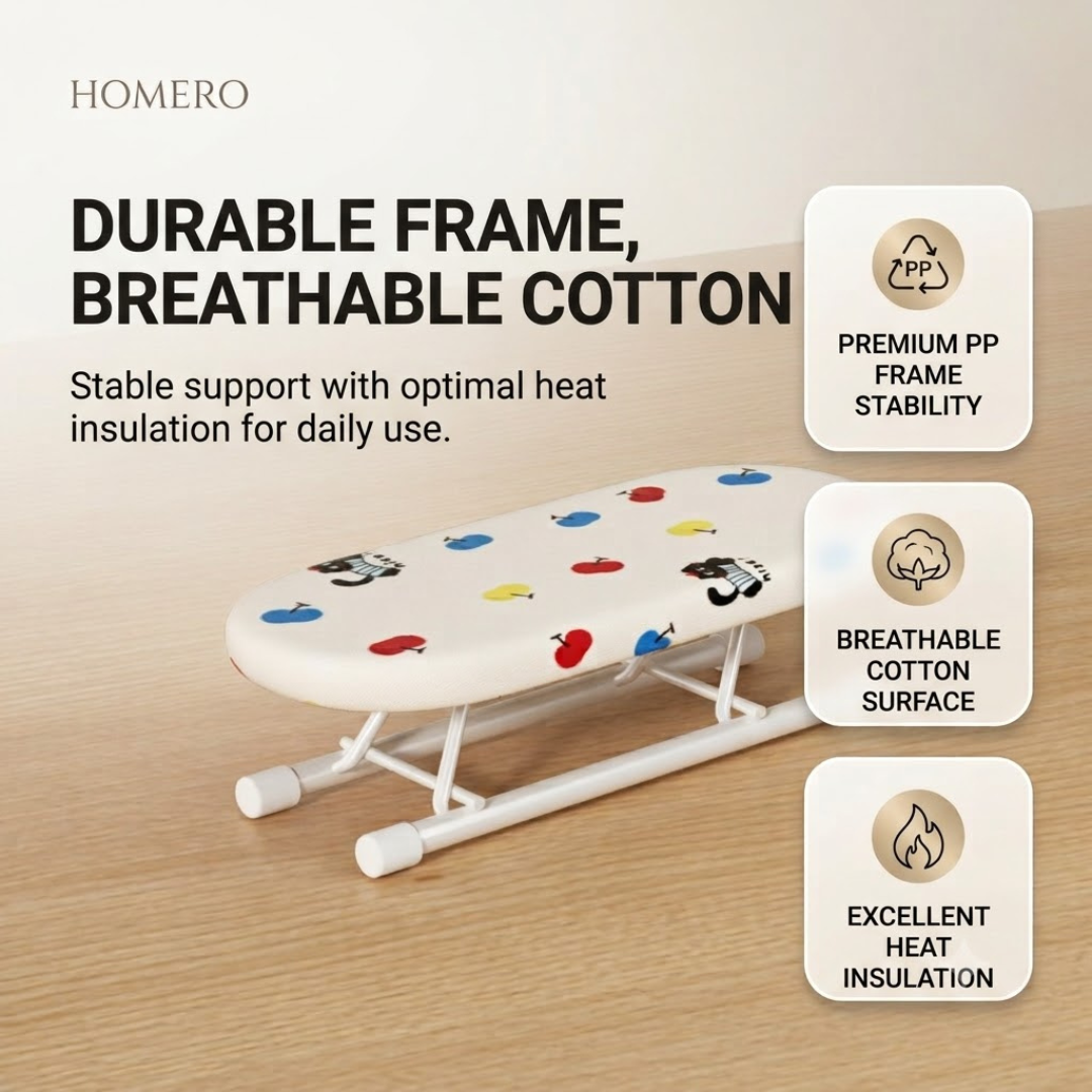 Foldable Mini Tabletop Ironing Board