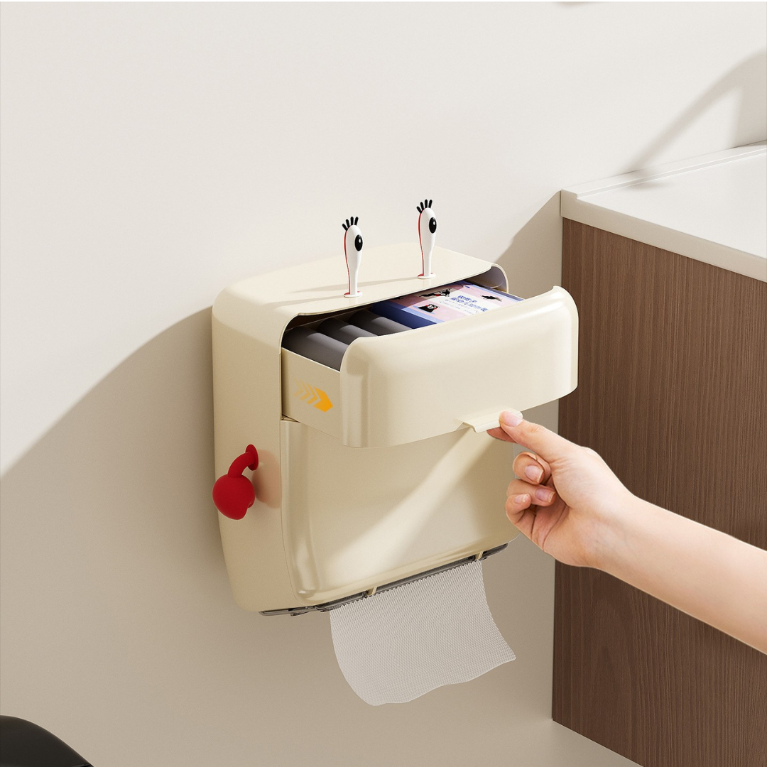 Cute Wall Mounted Storage Organizer Tissue Box