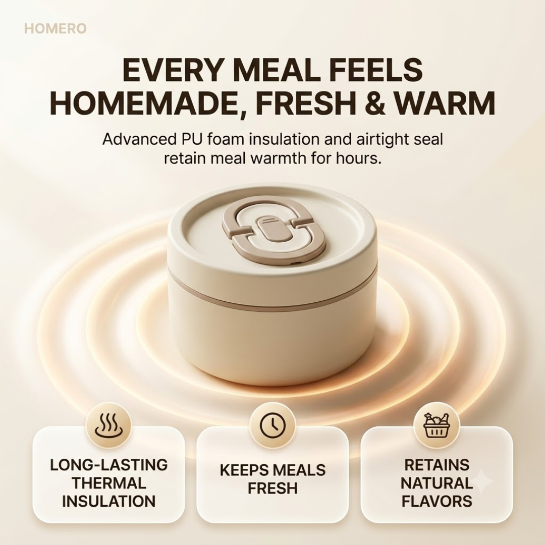 Portable Insulated Stainless Steel Lunch Box with Leakproof Bag