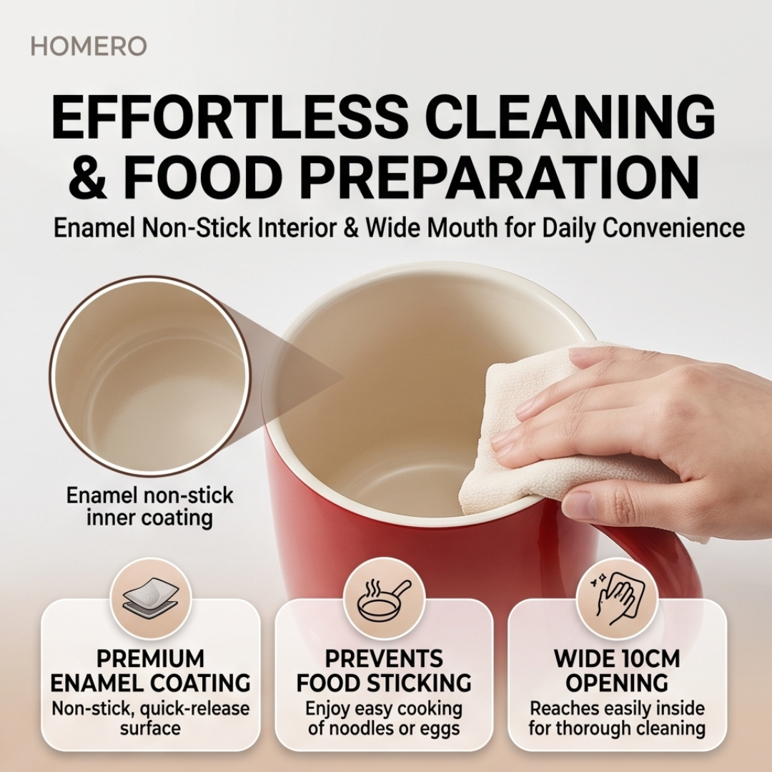 Portable Electric Water Heating Cup with Tea Infuser - 600ml Capacity