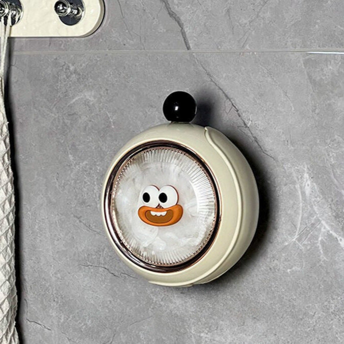 Cute Wall Suction Cup Mounted Kitchen Film Dispenser
