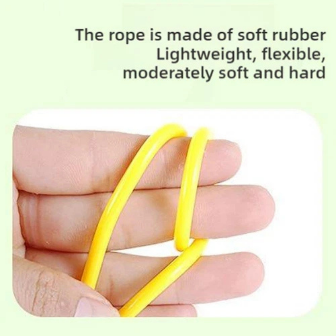 Homero Flashing Ankle Skip Ball Spin Jumper Kids Fitness Toy