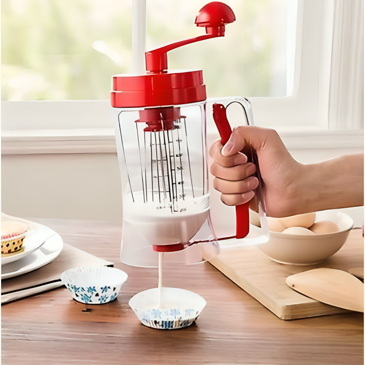 HOMERO Premium ABS Batter Dispenser Manual Mixing Cup