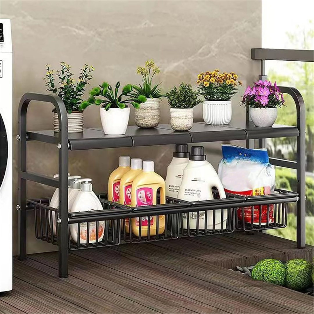 Homero 2 Layer Expandable Under Sink Storage Rack