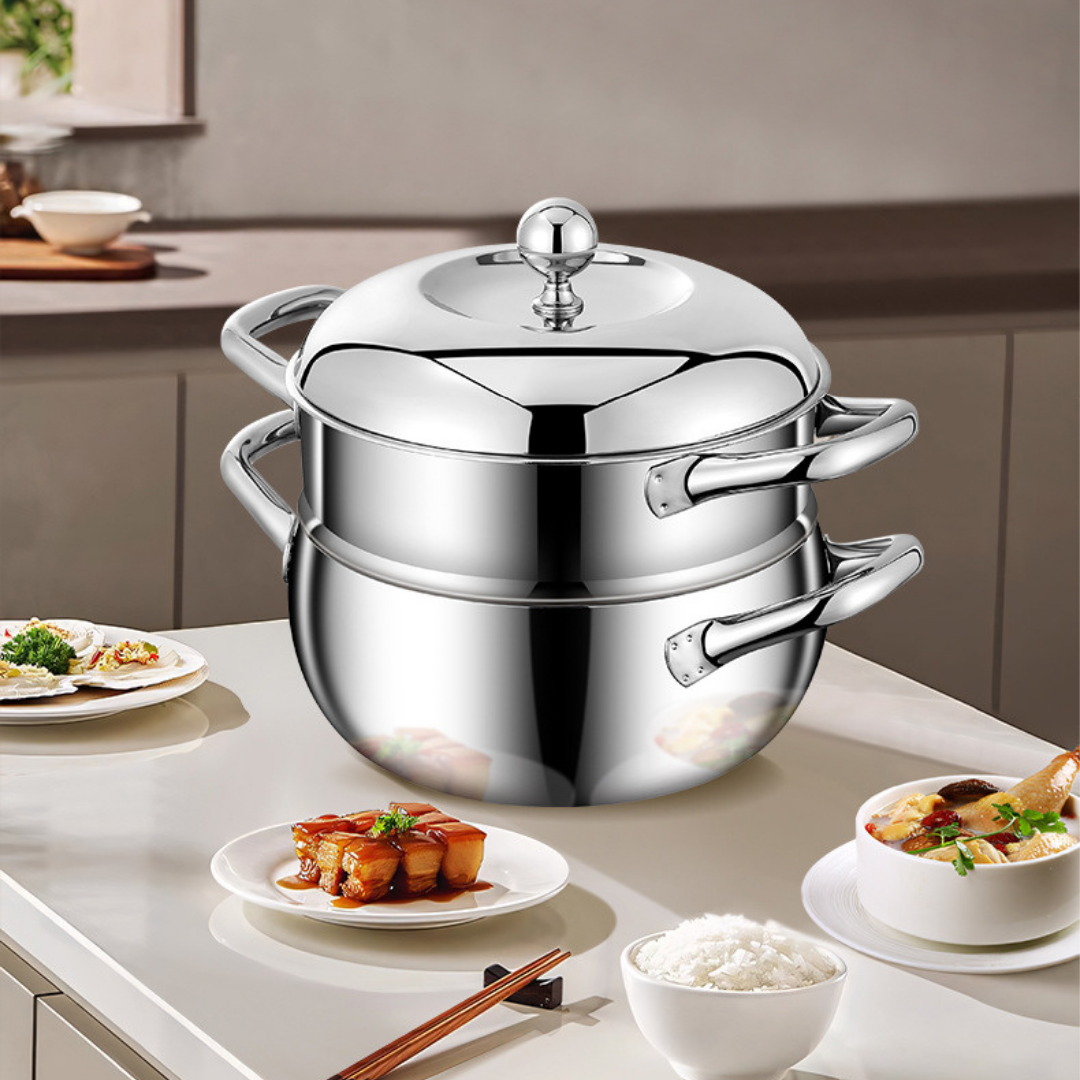 HOMERO 316L Stainless Steel Micro Pressure Steamer Pot - 3200ML