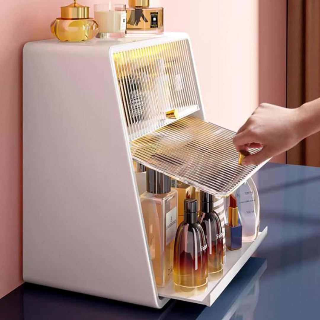 Multi-Purpose Smart Dustproof Storage Cabinet with Lighting