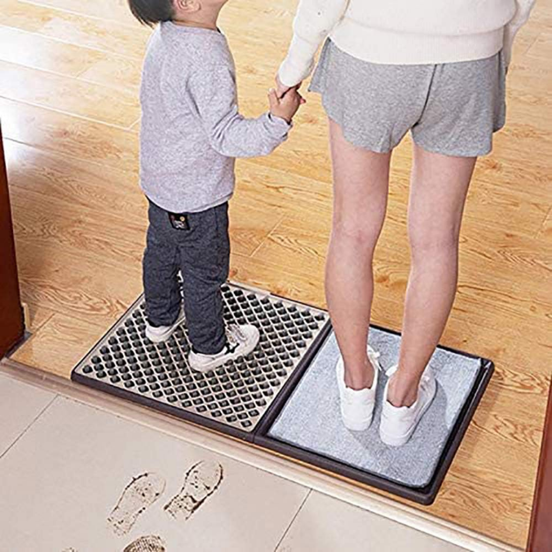 Homero 3D Sole Triple Action Sanitizing Design Cleaning Mat