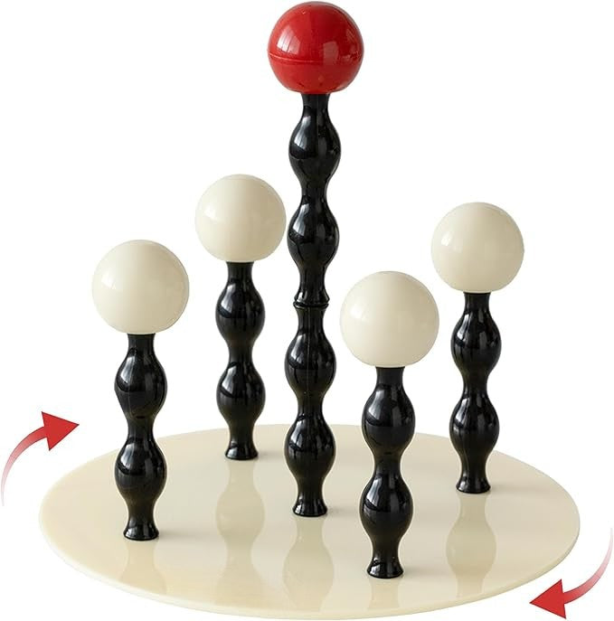 Decorative 6 Hooks Rotating Mug Rack Stand