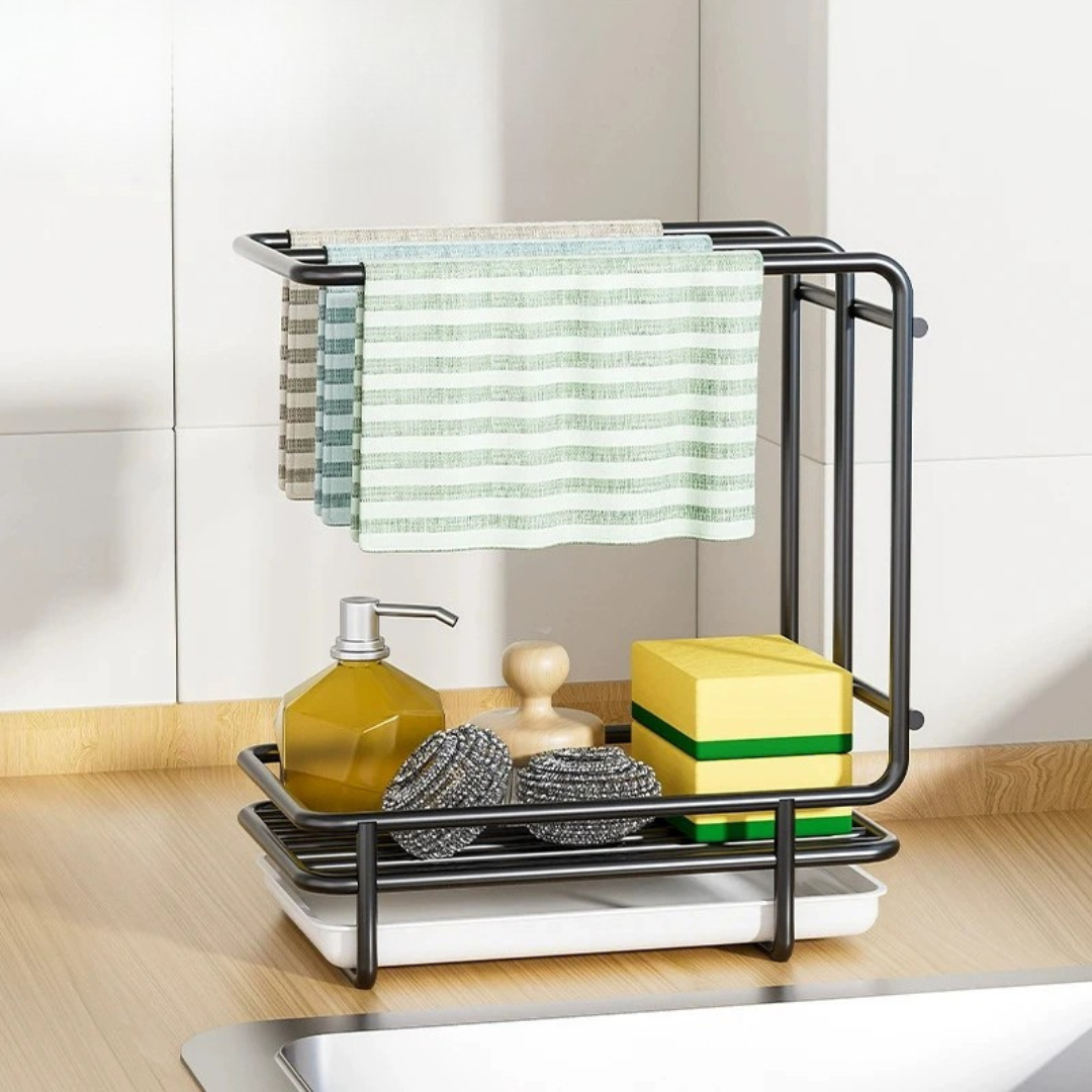 Homero Carbon Steel Kitchen Draining Rack Organizer