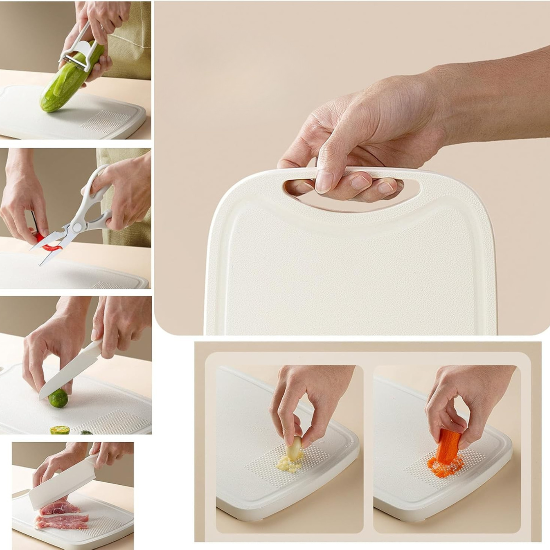 Multipurpose in 1 Cutting Board and Kitchen Tool Set