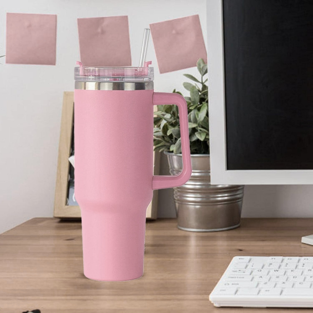 HOMERO Premium Stainless Steel Insulated Anti-Splash Tumbler