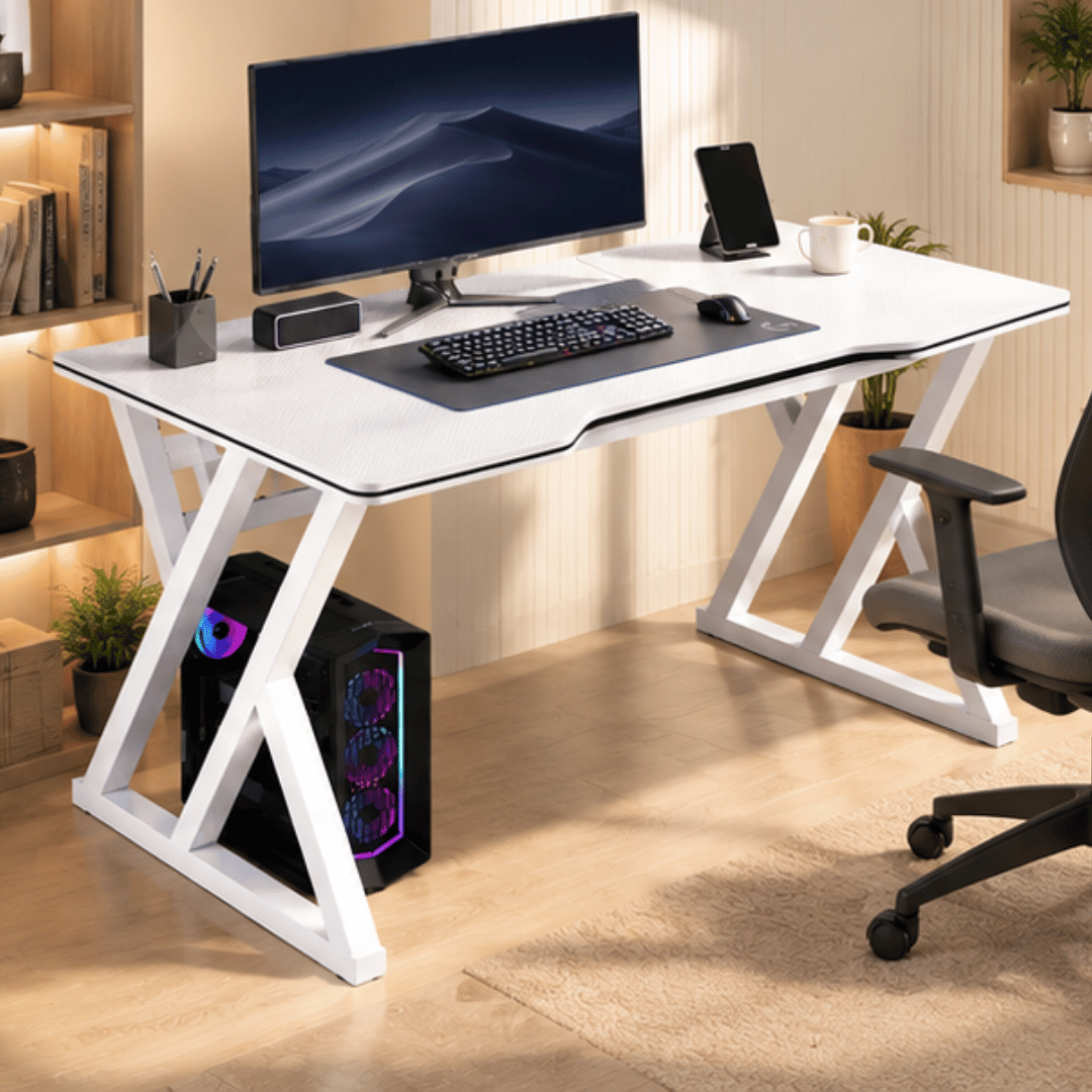Modern Ergonomic Gaming Desk Minimalist Home Office Computer Table
