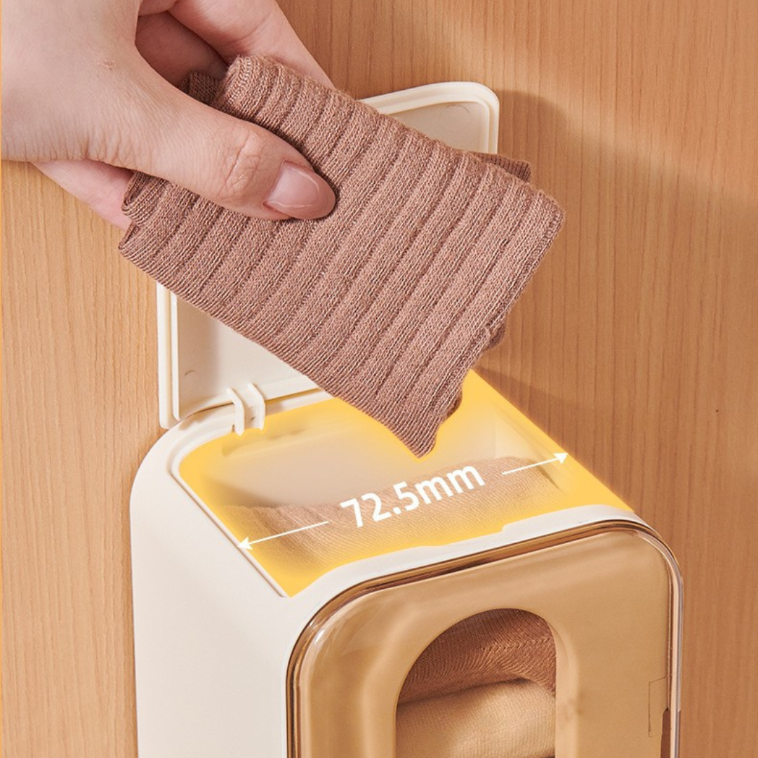 Wall Mounted Aromatherapy Wardrobe Organizer with Pull Out Storage Box