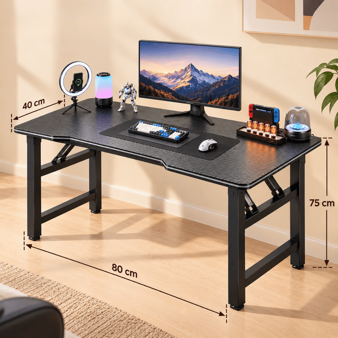 Modern Design Curved Edge Computer Study Table