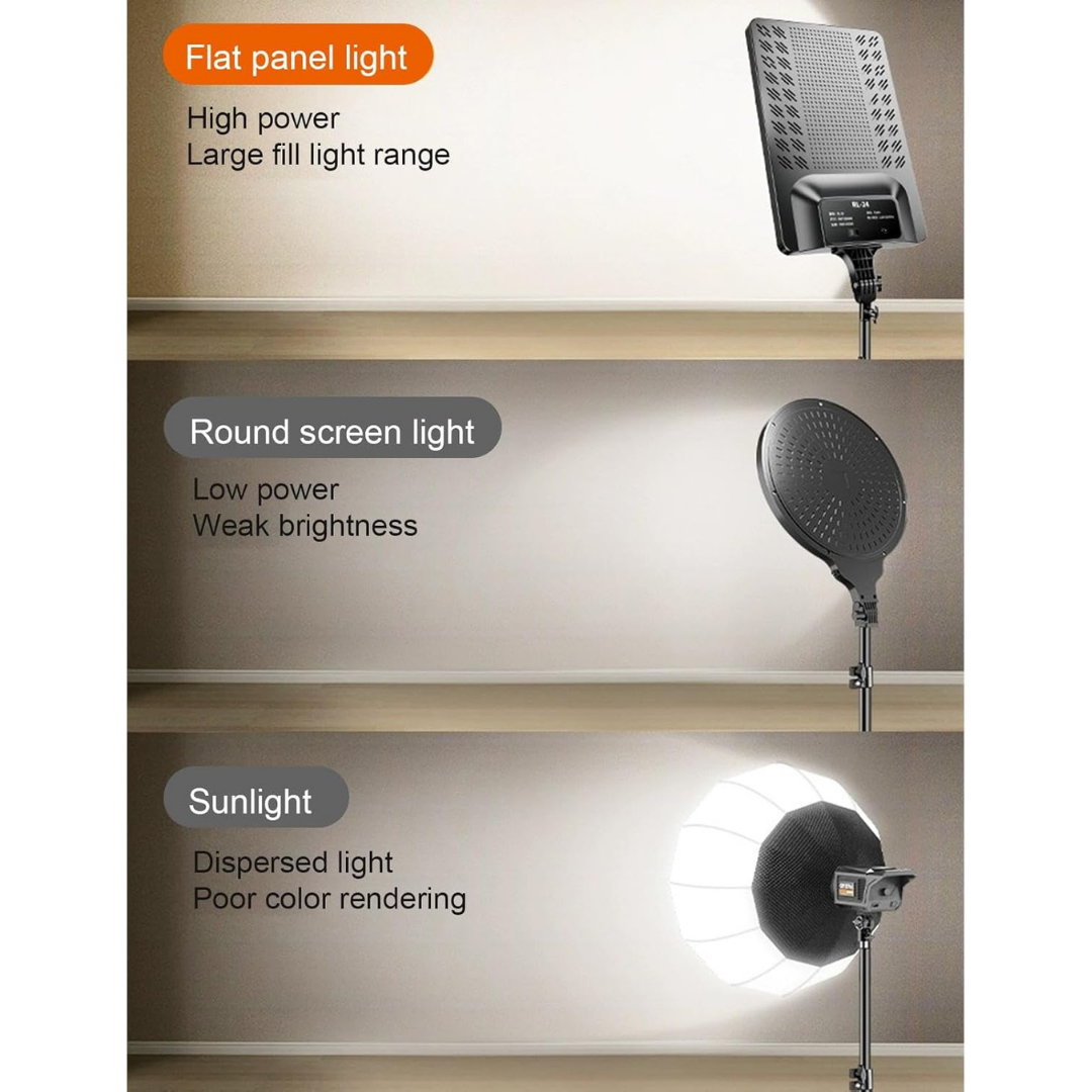 Homero Professional Easy Adjustment LED Soft Fill Light Panel