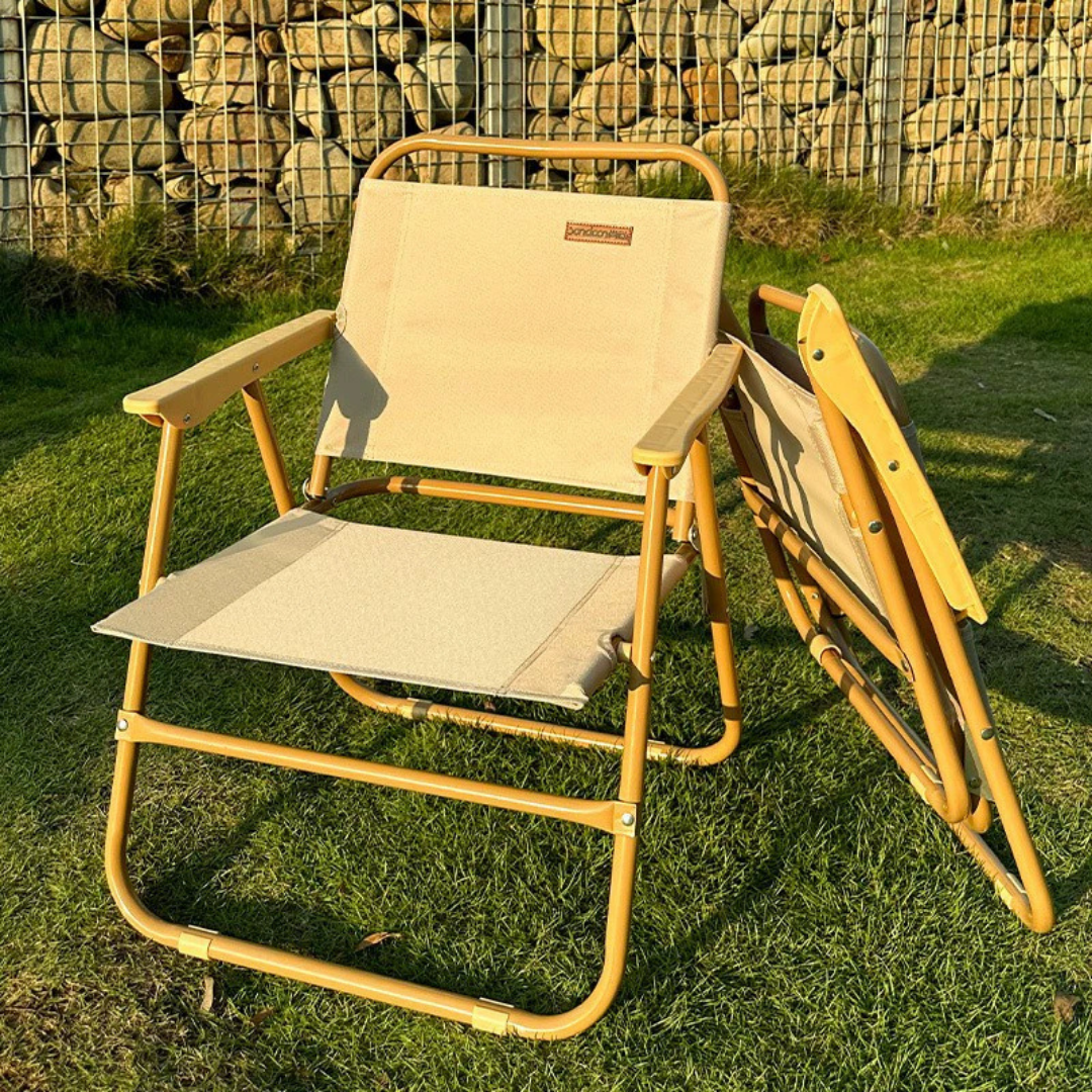 Homero Portable Outdoor Folding Comfortable Tall Back Support Chair