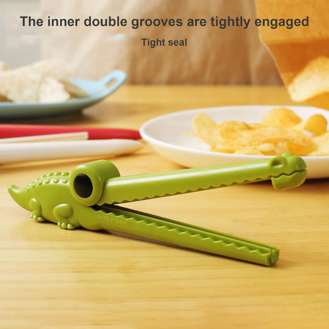 Homero Colorful Cartoon Animal Sealing Clips - 4pcs