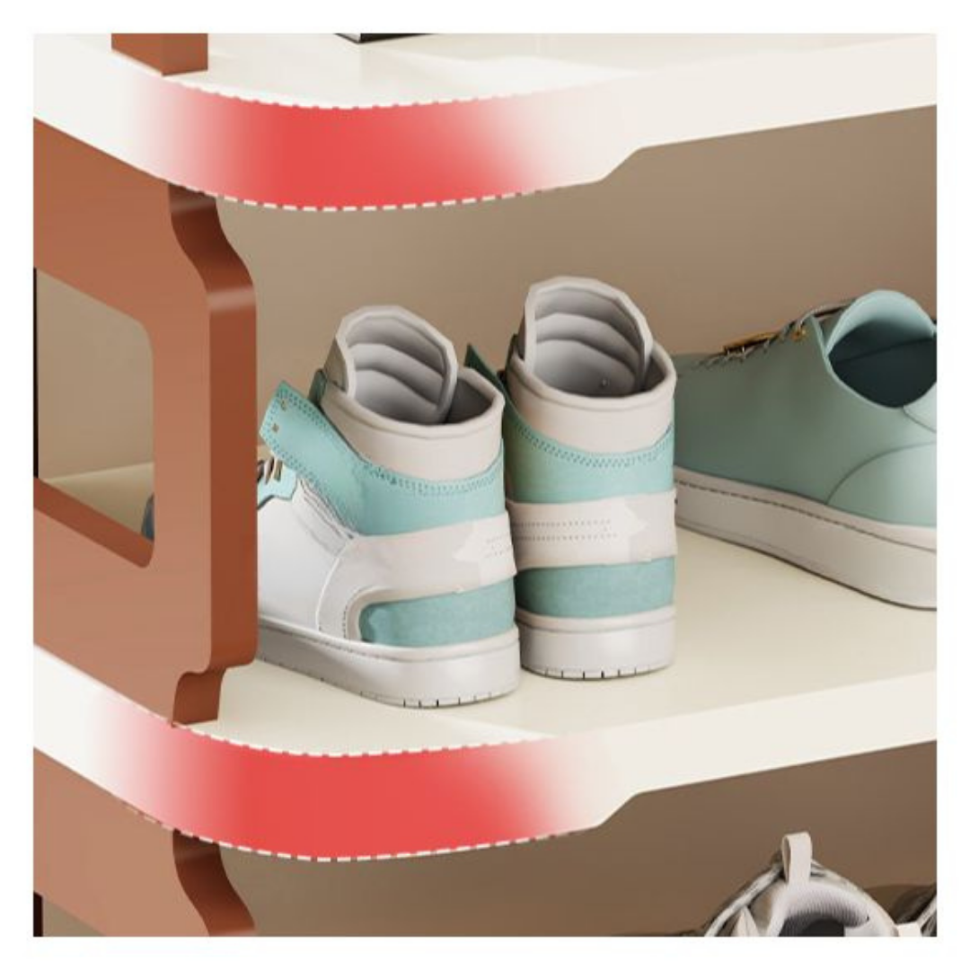 Homero Multipurpose Multi-Layer Shoe Rack With Wheels