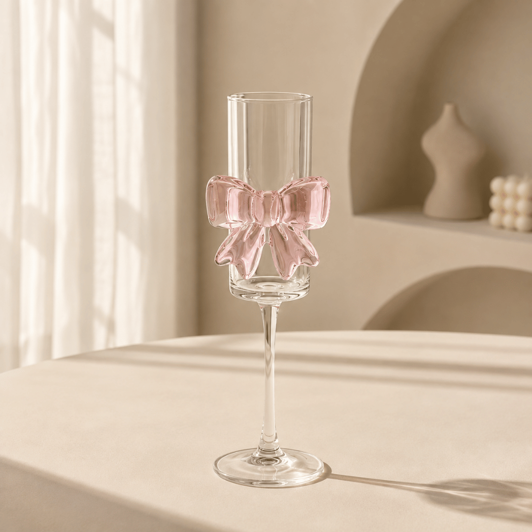 HOMERO Elegant Glass Wine Set Classic Design - 160ml Capacity