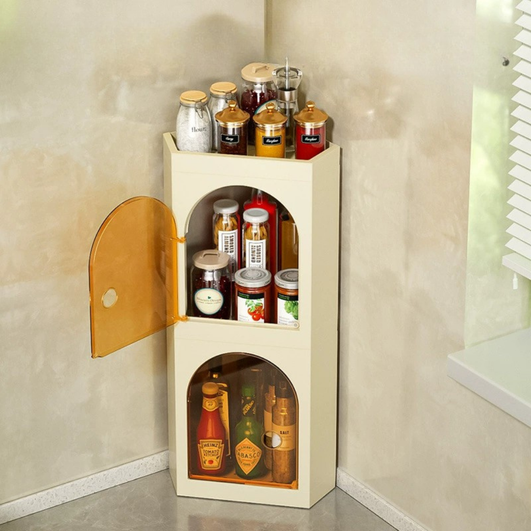 HOMERO Multi-Layer Corner Space-Saving Storage Rack
