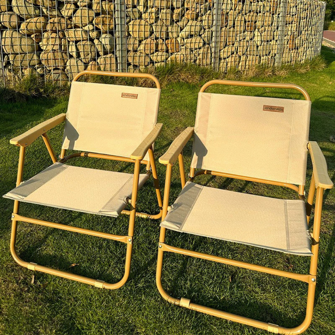 Homero Portable Outdoor Folding Comfortable Tall Back Support Chair