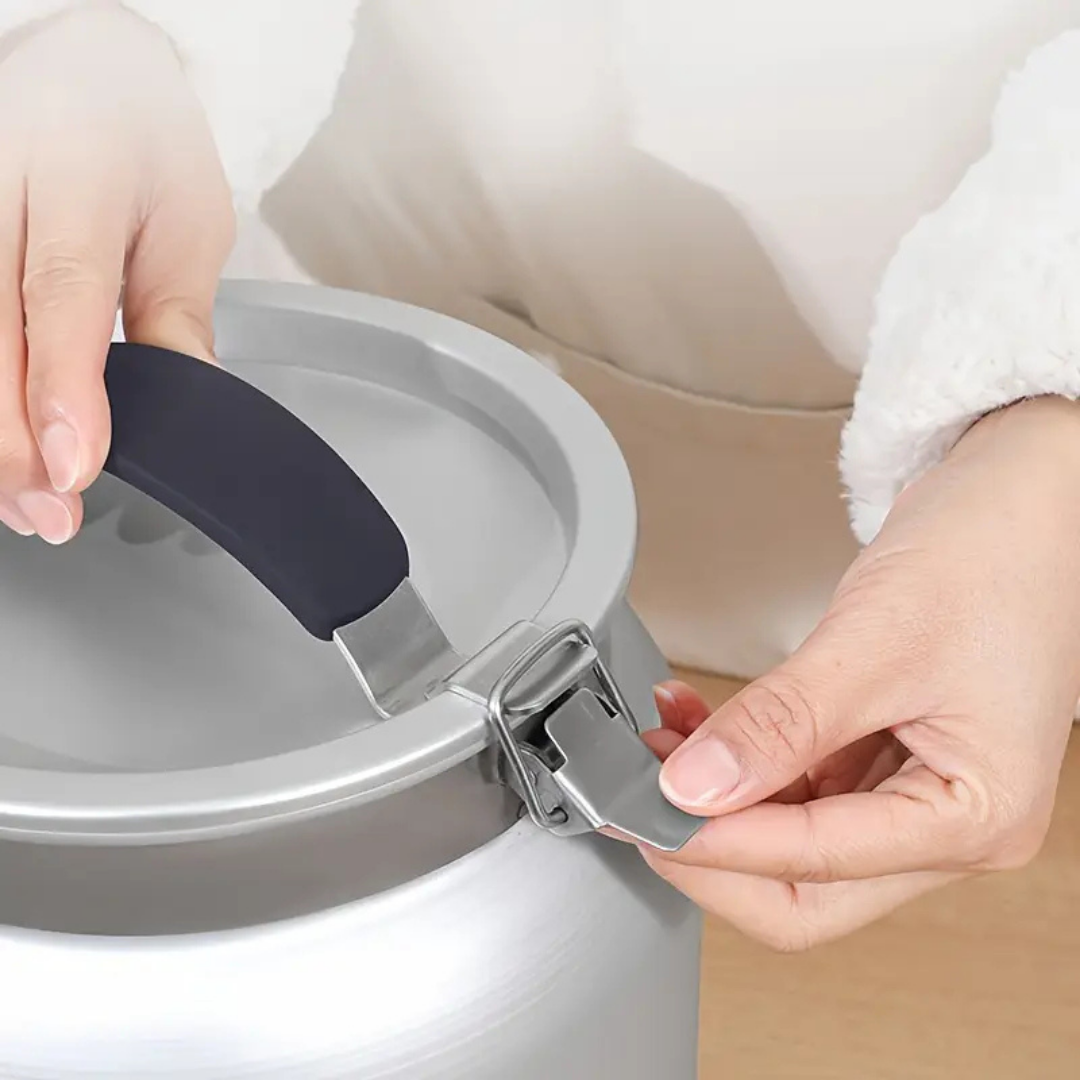 HOMERO Premium Airtight Grain Storage Barrel Double Seal Design