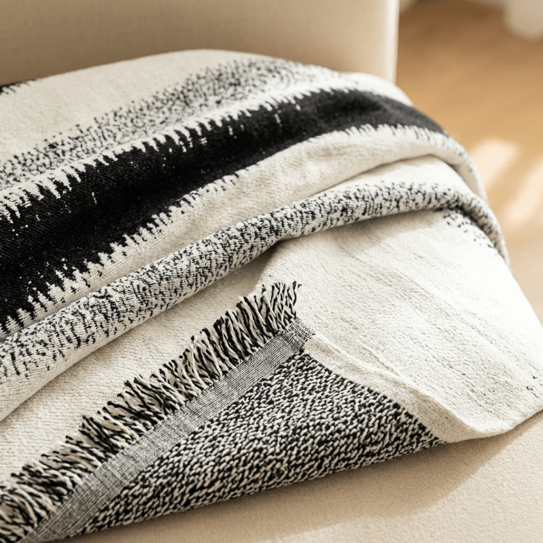 Premium Chenille Fabric Reversible Sofa Throw Cover