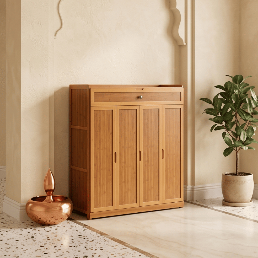 Multi-Tier Dustproof Shoe Organizer Cabinet