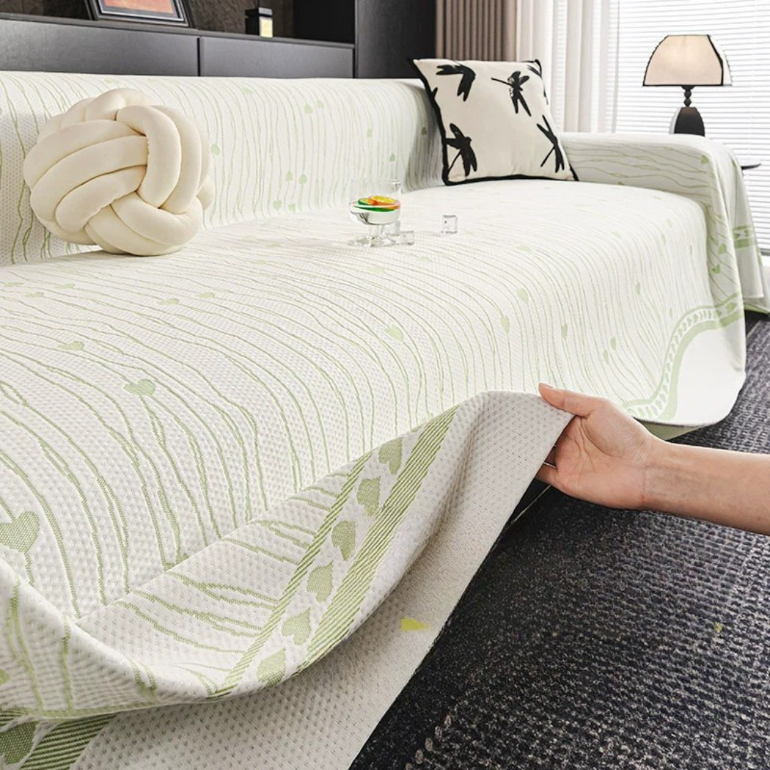 Cooling Ice Silk Soft Breathable Stretchable Sofa Cover