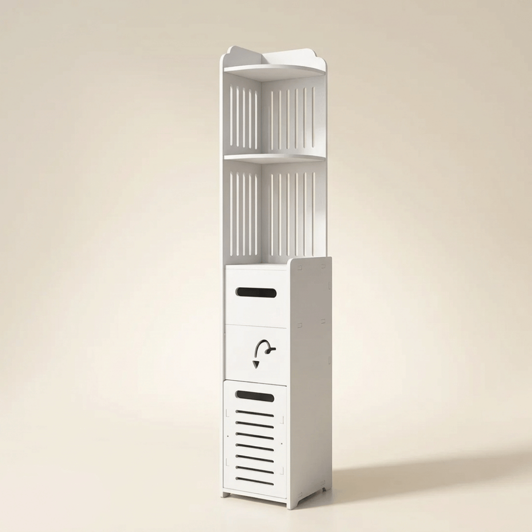Multi-Purpose Space Saving 3 Tier Slim Home Storage Cabinet