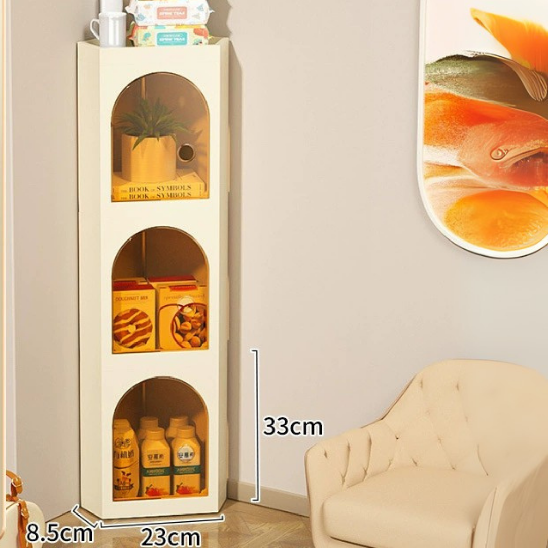 HOMERO Multi-Layer Corner Space-Saving Storage Rack