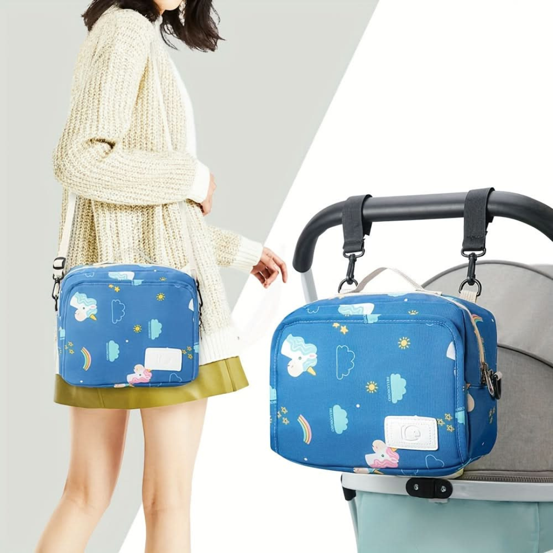 Portable Diaper Changing Bag with Foldable Changing Mat