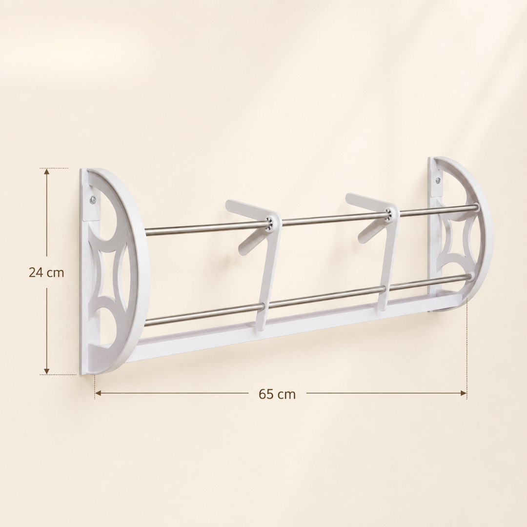 Durable Stainless Steel Wall Mounted Shoe Organizer