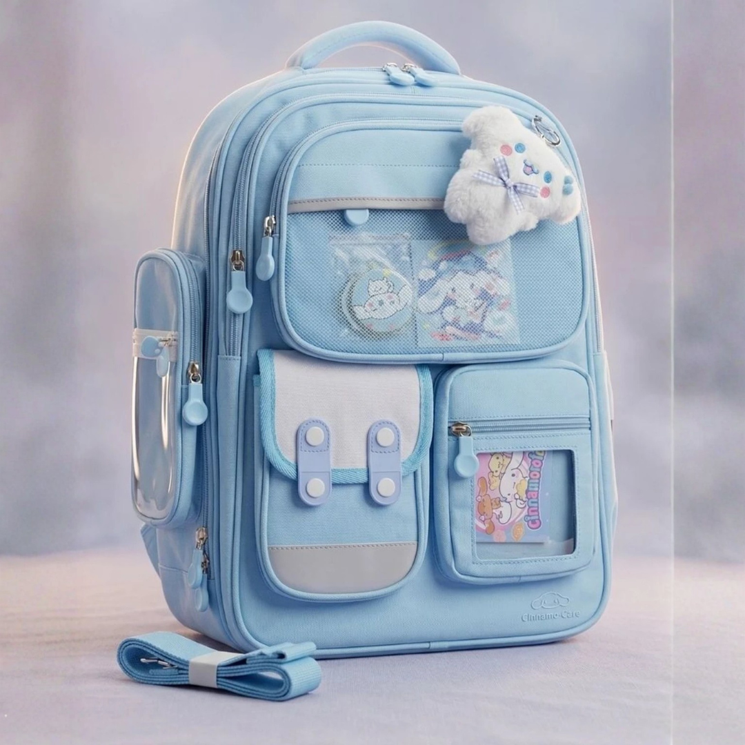 Cute School Kids Spacious Compartments Lightweight Backpack