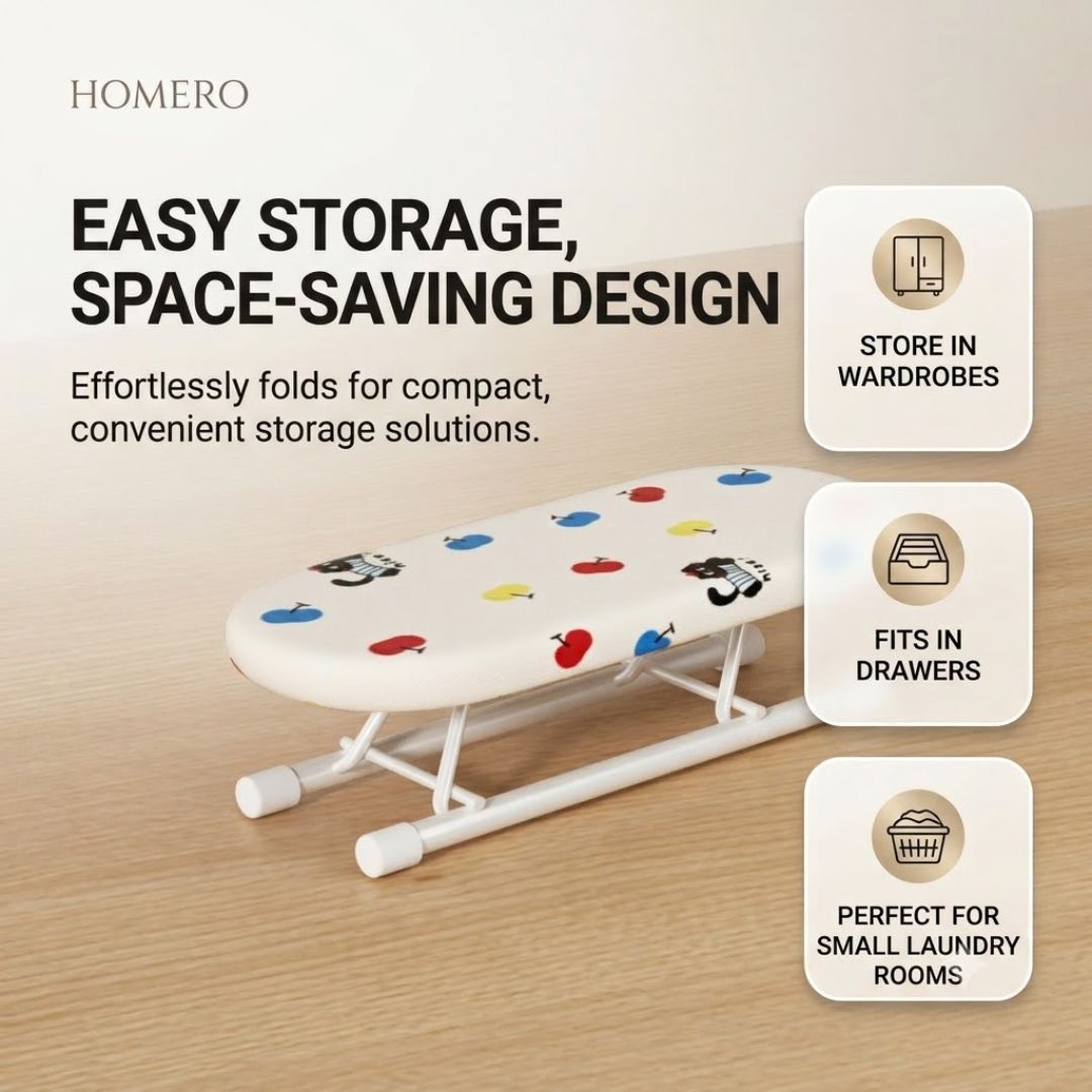 Foldable Mini Tabletop Ironing Board