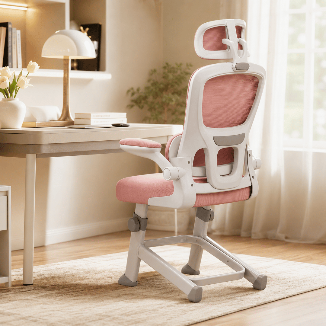 Modern Ergonomic Home Office Chair With Breathable Mesh Adjustable Armrests Headrest and Lumbar Support