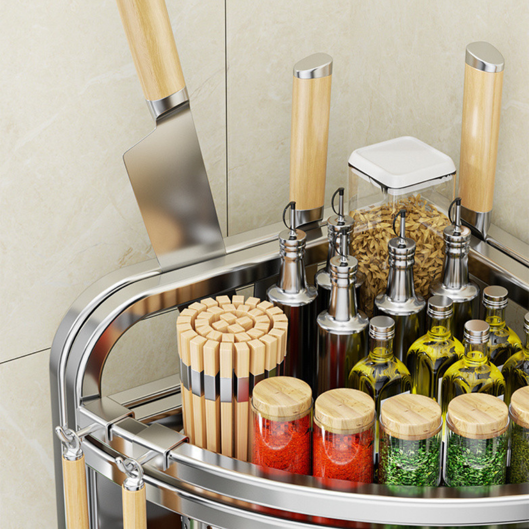 Corner Max Stainless Steel Rack