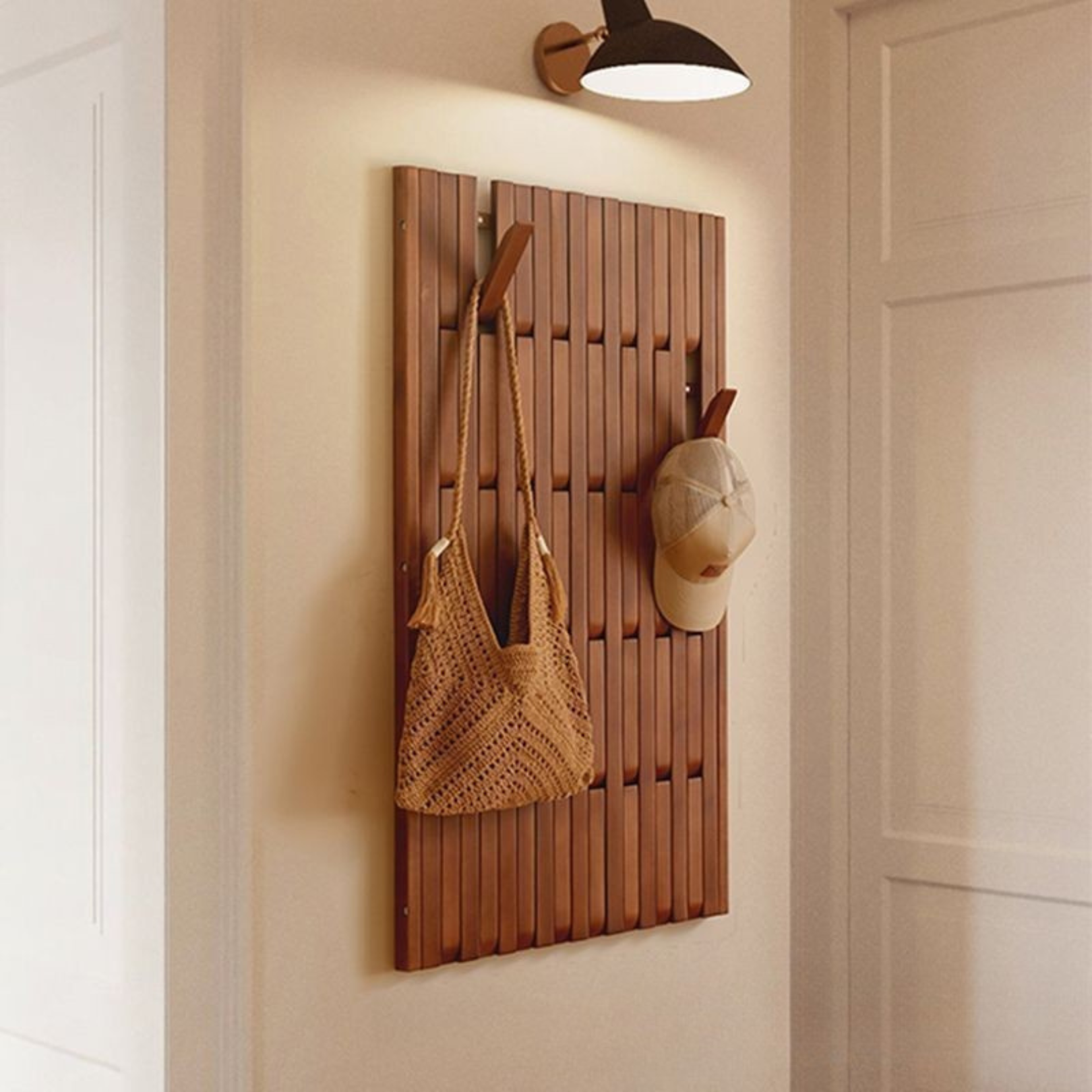 Solid Wood Tree Branch Multiuse Hanger